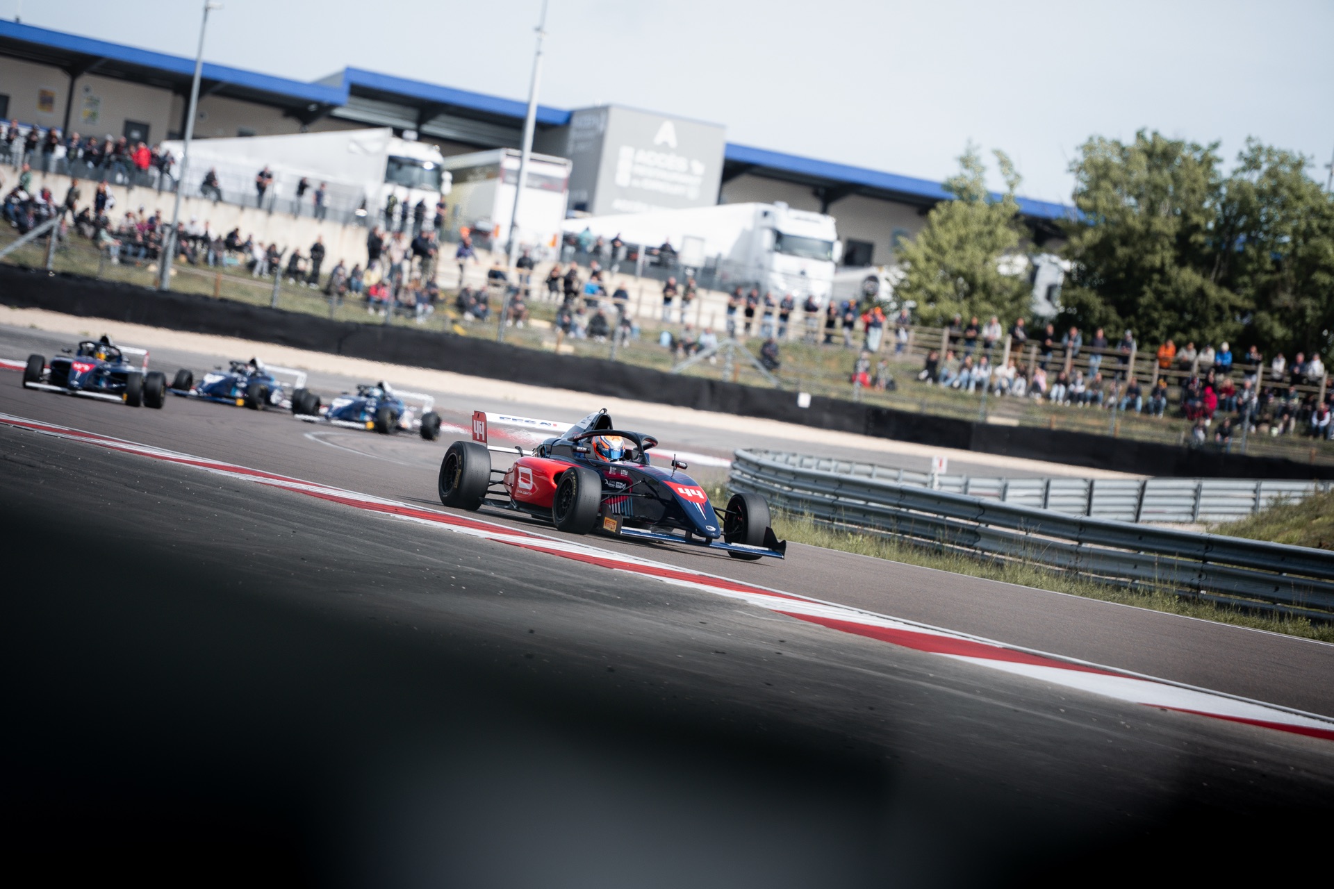 Jack Iliffe F4 car at speed