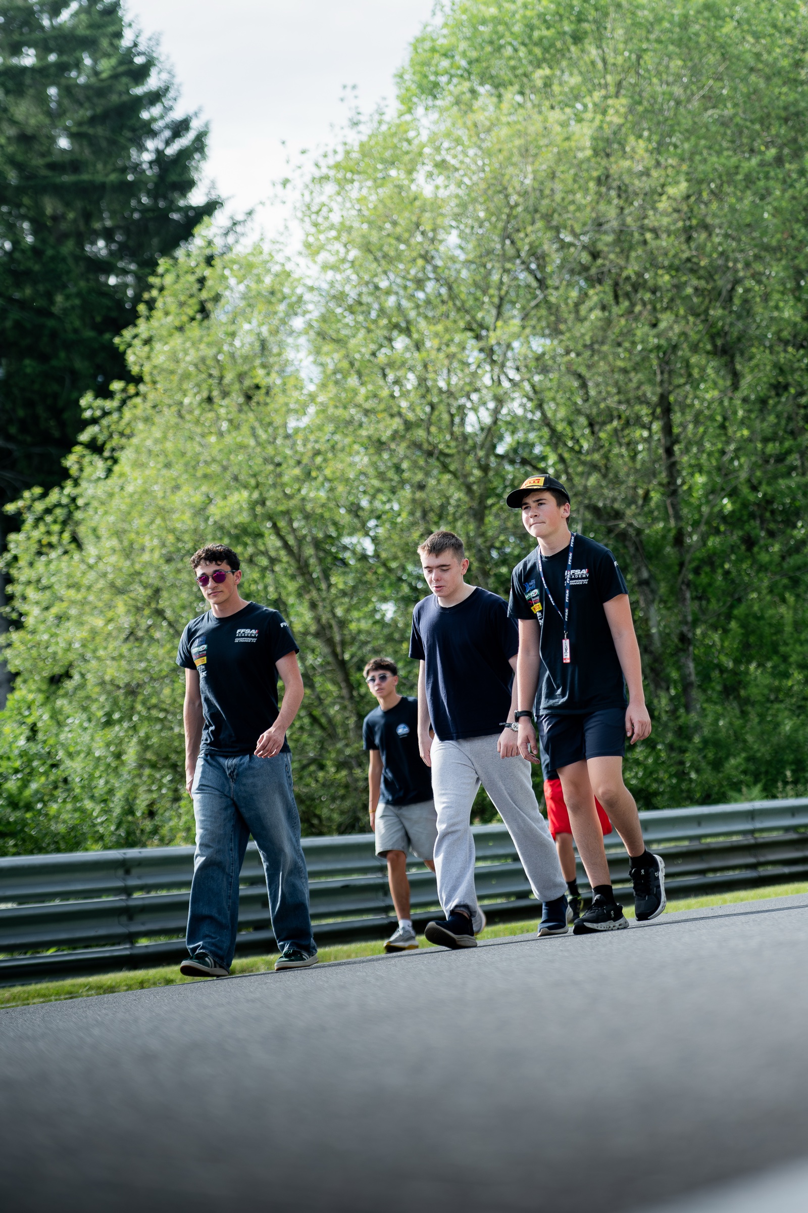 Jack Iliffe in the paddock at Spa-Francorchamps