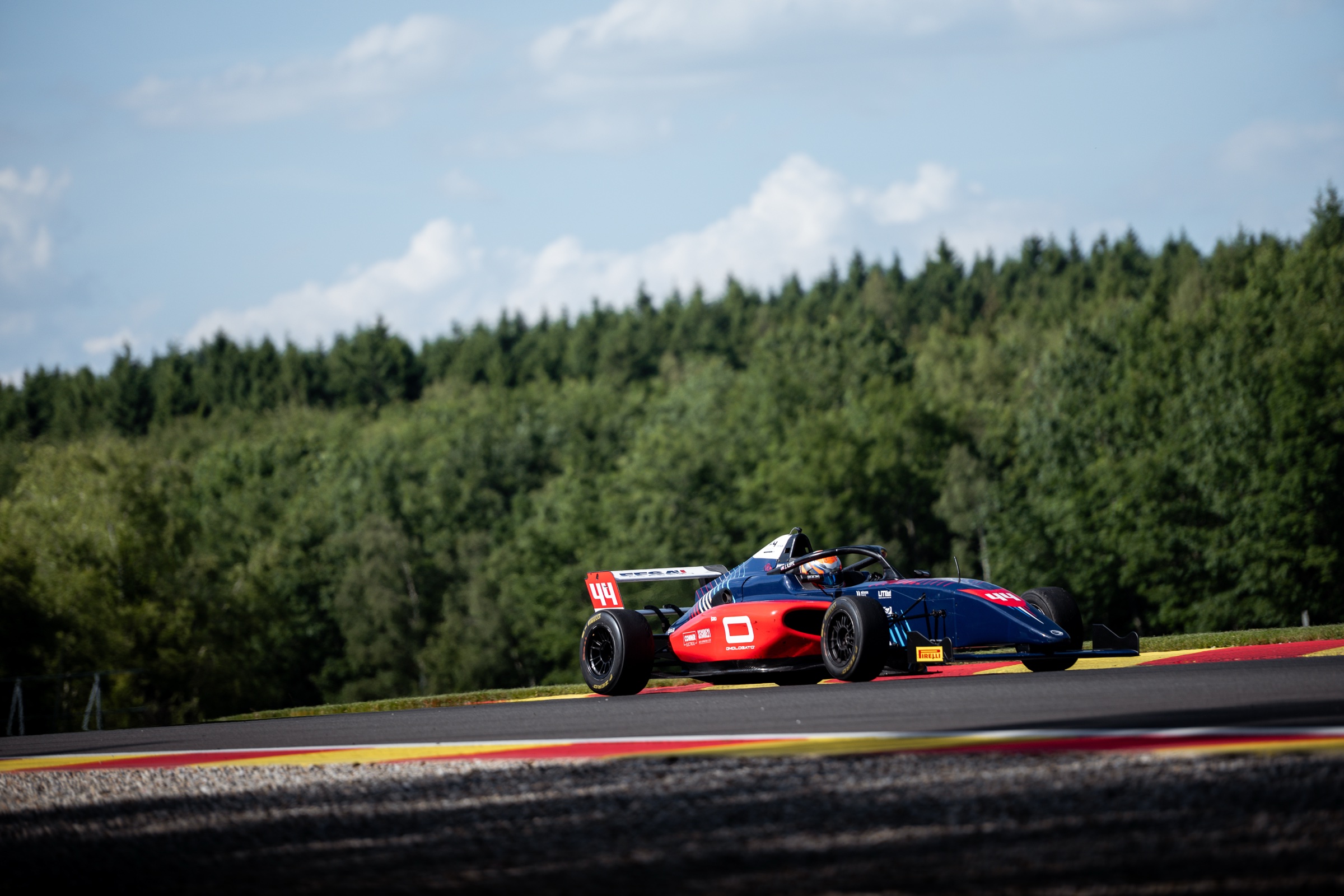 Jack Iliffe F4 car at Circuit de Spa-Francorchamps
