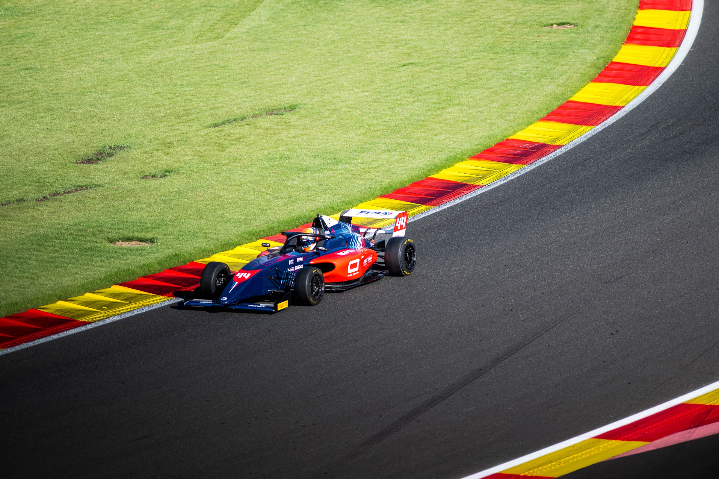 Jack Iliffe F4 car at Spa-Francorchamps